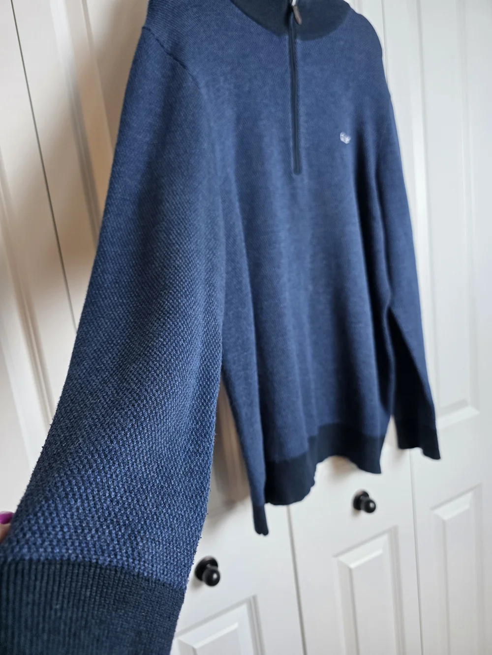​Vineyard Vines 1/4 Quarter Zip Knit Sweater Men's XL Cotton & Wool Blend